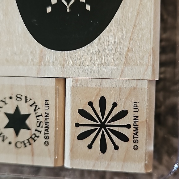 Set of 7 NEW Ornament Stamps - Picture 8 of 9